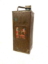 Ancien bidon de Pétrole Automobiline Desmarais Frères