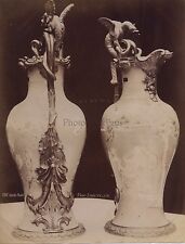Garde Meuble Vases Louis XV France Objets d’Art PHOTO Vintage Albumin c1880