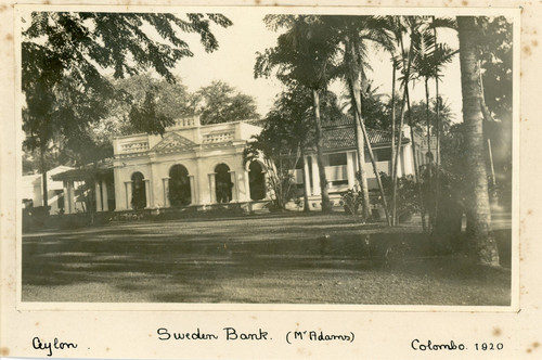 Ceylon colombo sweden - colombo,, bank