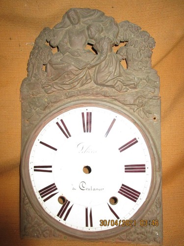 Cadran émaillé ancien pour