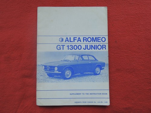 Alfa romeo 1300 junior - alfa,