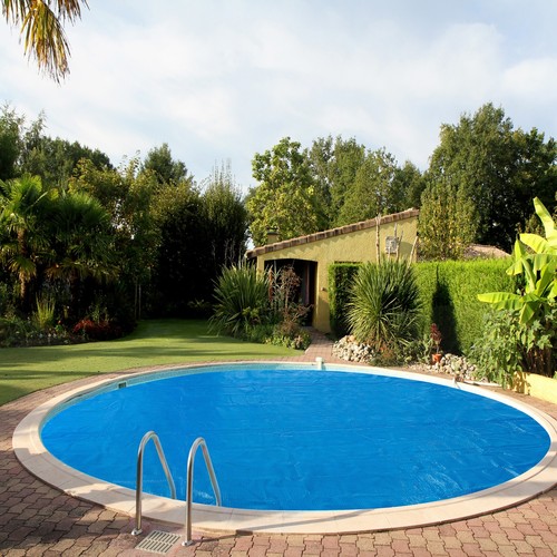 Arebos bâche solaire piscine - bâche,