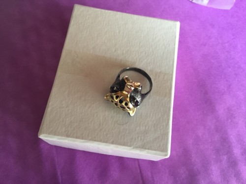 Bague argent panthere - bague,