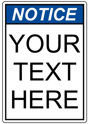 Custom aluminum sign - aluminum,