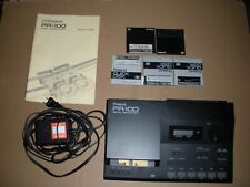 Vintage Roland PR-100 Digital MIDI Sequencer w/ 5 Quick Discs & OEM Power Supply