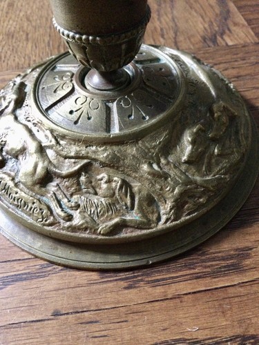 Rare xix ancien bronze signé - rare,