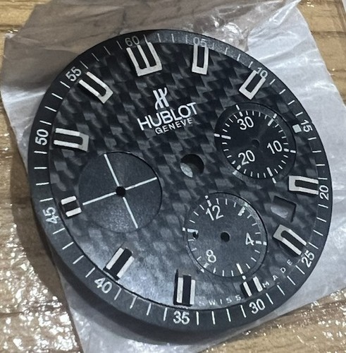 Cadran noir hublot big - noir, 44