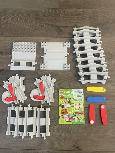 Lot rails lego duplo gris - de,