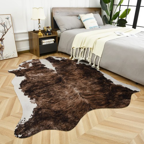 Tapis imitation peau vache - imitation, de