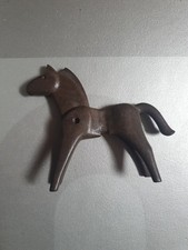 1 Cheval Marron Foncé Western