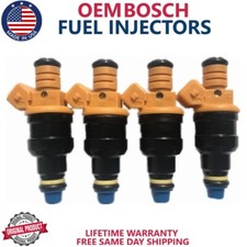 4x OEM Genuine BOSCH Fuel Injectors Fits For 1992-1994 BMW 318is #0280150714