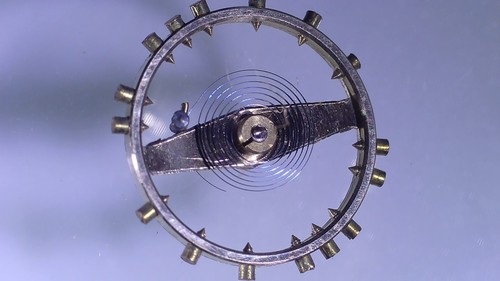 Balancier doré vis complet - a,