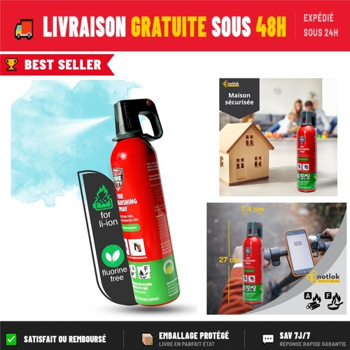 Extincteur 750ml notlok safety - extincteur,