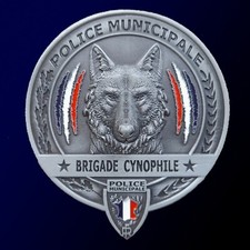 Insigne de spécialité police municipale Brigade Cynophile