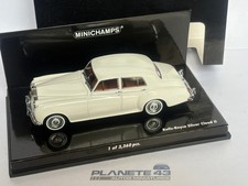 MINICHAMPS 436134900 ROLLS ROYCE SILVER CLOUD II WHITE 1/43