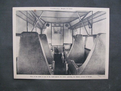 Sabena airlines cabin - sabena,