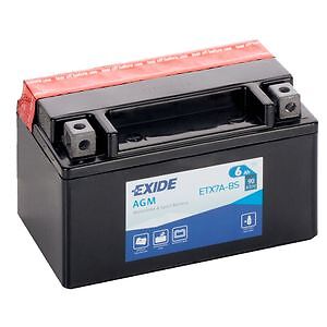 Batterie moto etx7a exide - batterie,