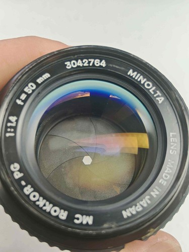 Objectif vintage minolta 50mm - minolta,