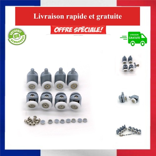 Lot roulettes pour - de, 8