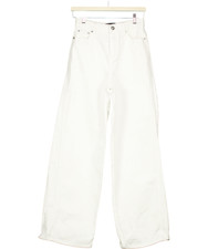 Elka Collective White Wide Leg Jeans UK 6