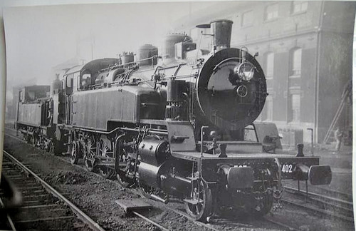 Carte photo cpa train - carte,