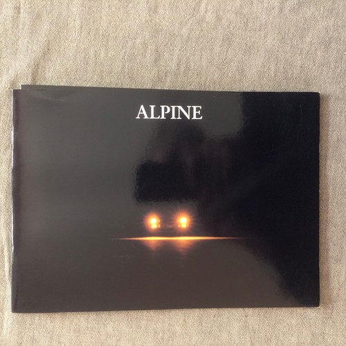 Alpine catalogue a610 turbo - catalogue,