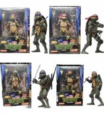 Lots 4 Figurines Tortues Ninja 1990 18cm - Édition Limitée Film