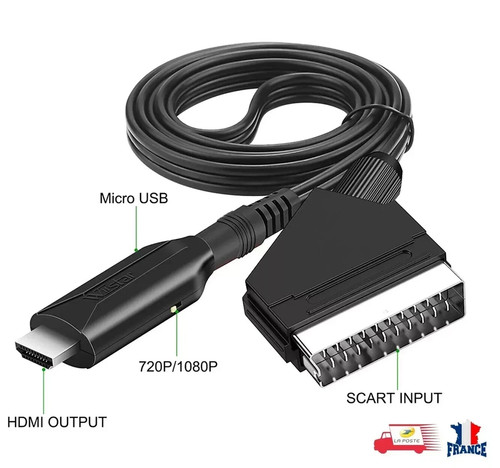 Scart péritel 1080p vers - scart,