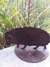 Rouille noble hérisson décoration de jardin rouille figurines de jardin figur...