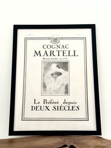 Publicité ancienne martell - ancienne,