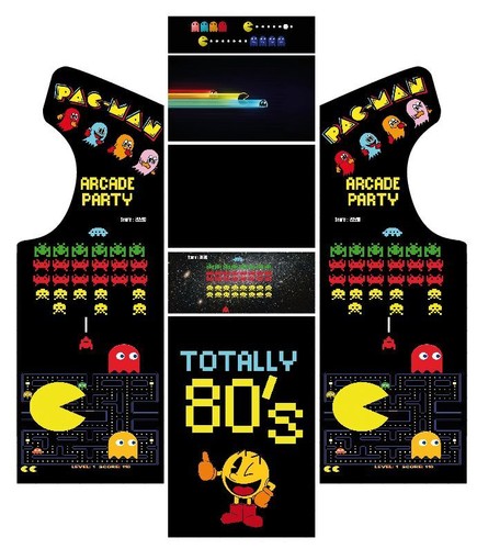 Stickers borne arcade modèle - borne, (modèle