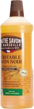 Savon Noir Liquide a l'huile Lin - 1l MAITRE SAVON DE MARSEILLE fabriquer france