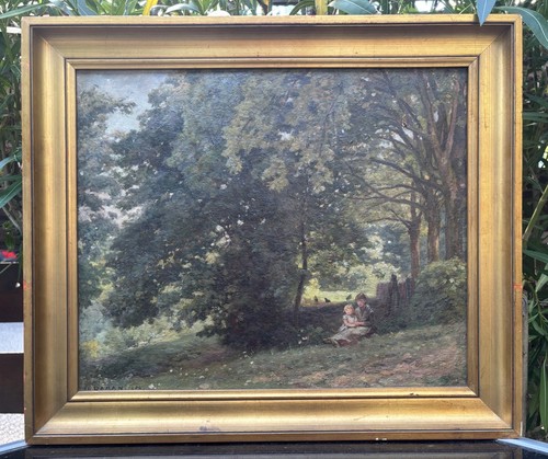 Tableau ancien huile - ancien,