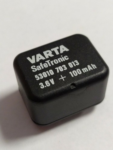 Volts 100 mah - mah, rechargeable