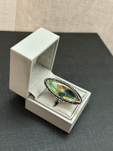 Belle bague argent massif avec - belle,