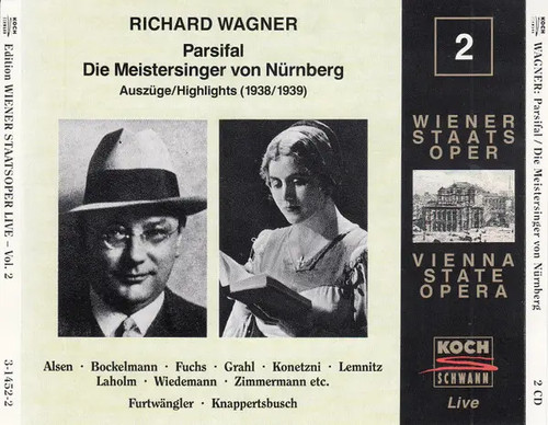 2xcd wagner parsifal - parsifal,, die