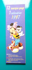 Collector MINNIE Magazine Calendrier 12 Marque Page 1997 Disney