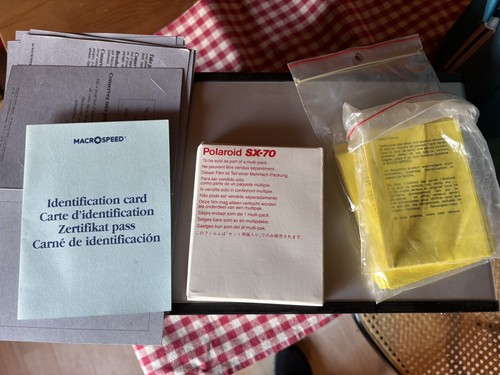Macrospeed sx70 rare polaroid - sx70,