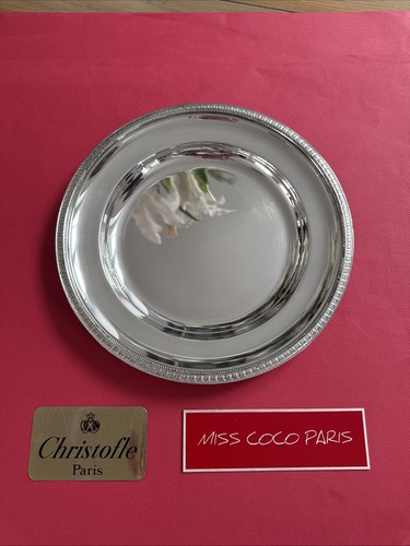 Plat rond christofle perles - rond,