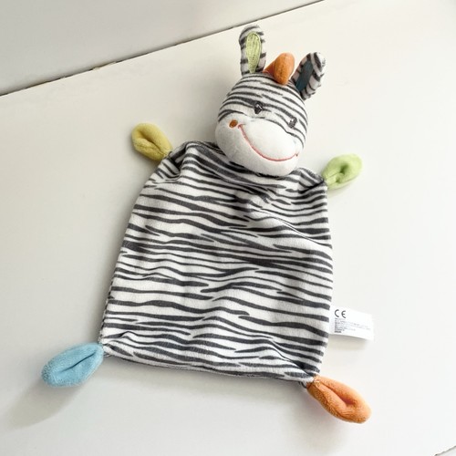 Doudou plat zèbre - zèbre, nicotoy