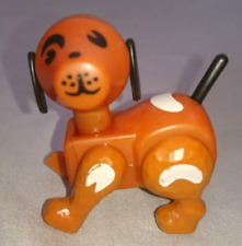 ANTIQUE 1970 FISHER PRICE LITTLE PEOPLE FARM DOG FIGURINE FIGURINE