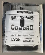 PHOTO truck van Citroen type H utility vehicle pub machines Lyon