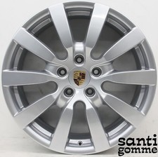 4 Jantes En Alliage Porsche Cayenne 20" Originales 7P5601025B Argent Rivernicées