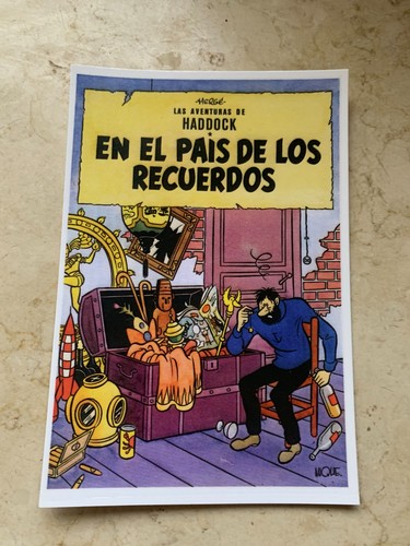 Carte postale 15x10 tintin - carte,