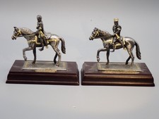 LEAD - TIN FIGURES - CAESAR AND CHARLEMAGNE ON HORSEBACK