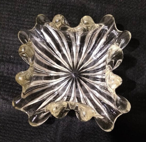 Cendrier verre cristal - en, /