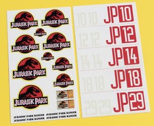 RC Rock Crawler 'JURASSIC PARK' Échelle 1/10 Autocollants Décalques