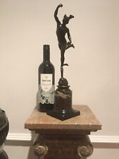 Large Victorian grand tour Antique 17inch bronze figure of Hermes - nude male