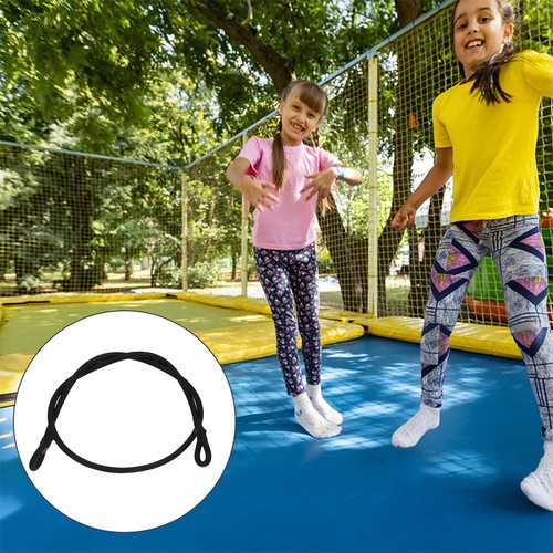 Black nylon trampoline - black, net