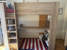 lit superposé avec bureau intégré 